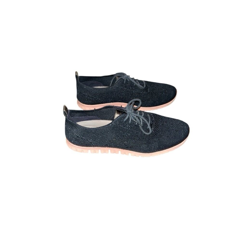 Cole Haan Zerogrand Stitchlite Wingtip Blue/Pink Comfy Sneakers Size 8 B